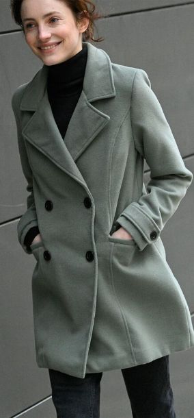Manteau caban chic femme drap de laine bronze pas cher | Blancheporte